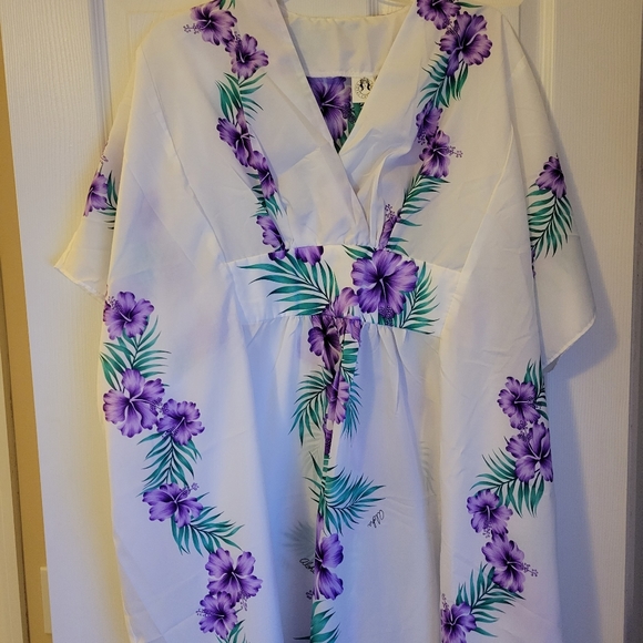 VTG Hawaii Royal Creations Dress Caftan Muumuu ~ OSFM ~ Plus ~ Maternity… - Picture 10 of 16